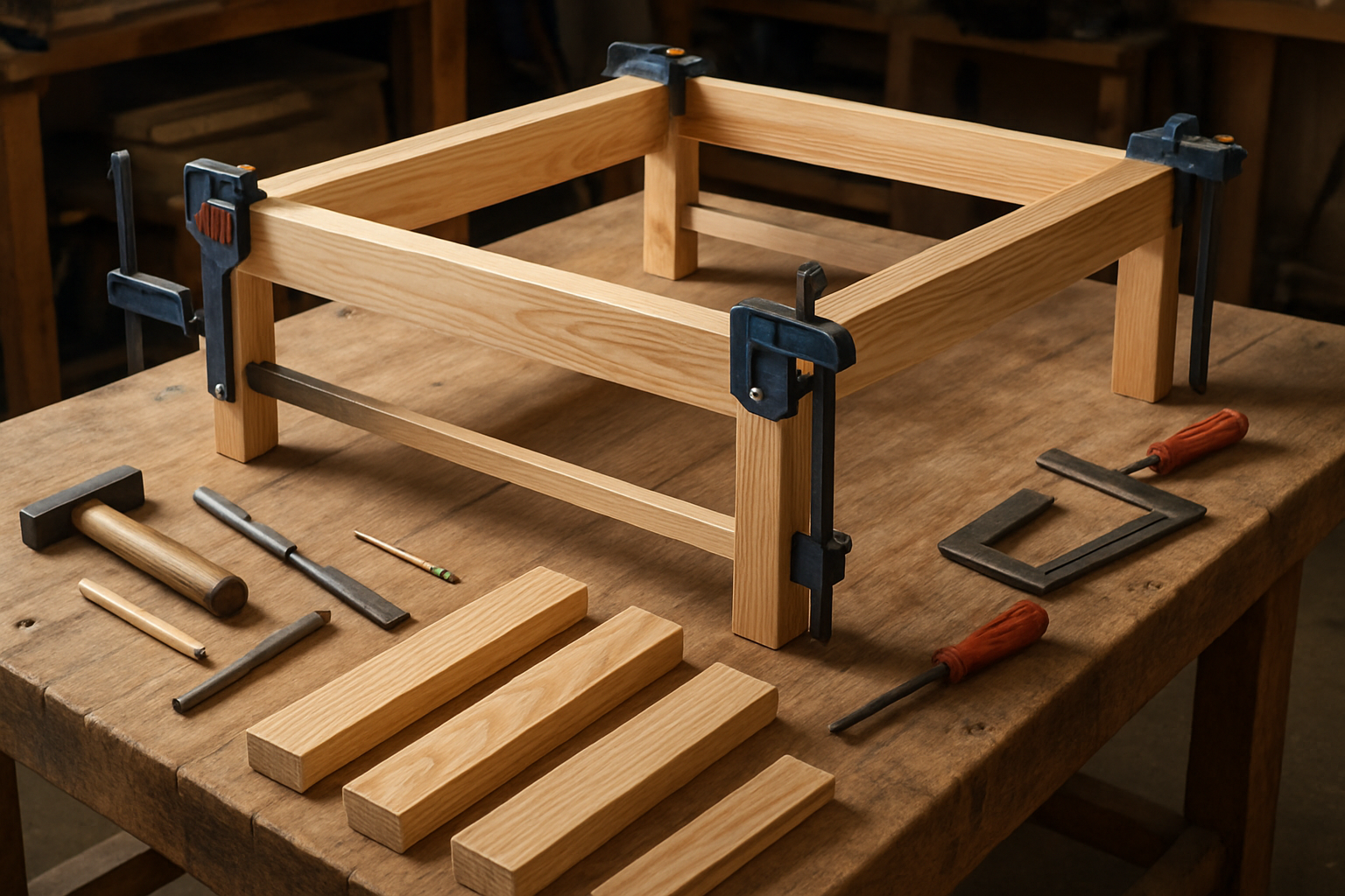 Ahşap masa yapımı